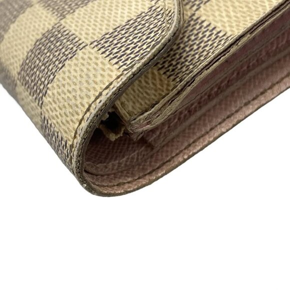 LOUIS VUITTON Portefeuille Victorine N64022 Rose Ballerine Damier - Picture 5 of 13